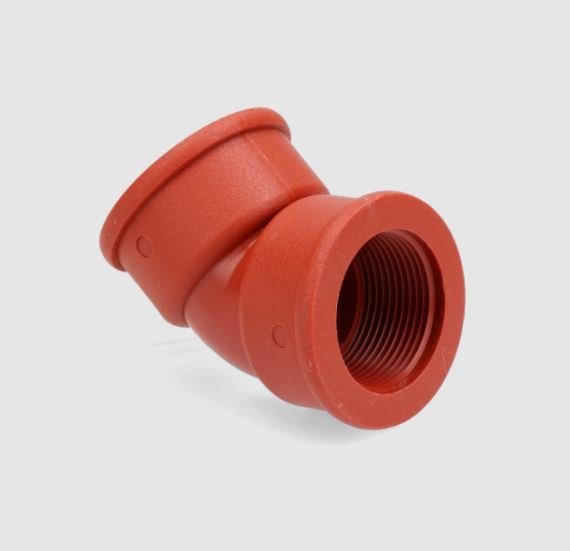 CODO 45º HH 2 PP ROSCA POLIPROPILENO